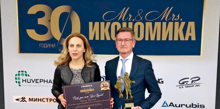 Проф. Цоло Вутов е "Мистър икономика" за цялостен принос